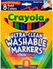 Crayola 8 Ct Bold Broad-Line Washable Markers...