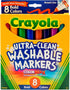 Crayola 8 Ct Bold Broad-Line Washable Markers...