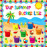 57 Pcs Summer Bulletin Board Decorations Set Our Summer Bucket List Classroom Decor Hawaii Sun Beach Bucket Paper Cutouts with Borders for Home Sc...
