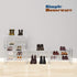 SIMPLE HOUSEWARE 3-Tier Stackable Shoes Rack Storage Shelf, Silver...
