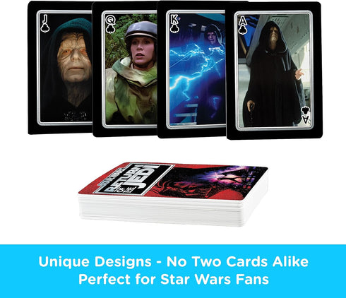 AQUARIUS Star Wars Return of The Jedi Playing Cards – Star Wars Themed Deck of Cards for Your Favorite Card Games - Officially Licensed Star Wars ...