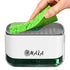 OMAIA 2-in-1 Dish Soap Dispenser with Sponge Holder - Smart Kitchen Gadget - Sink Countertop Organizer...