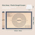 Non Slip Silicone Pastry Mat Large with Measurements for Non-stick Dough Rolling, Pie Crust, Pastry Roll Out, Cookies,Bread and Silicon Kneading M...