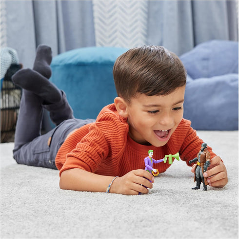 DC Comics, Batman, Team Up 4-Pack (Amazon Exclusive), Batman, The Joker, Robin, Nightwing 4-inch Action Figures, Super Hero Kids Toys for Boys & G...
