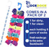 Sock Laundry Solution for Washing Drying & Storing Socks in Pairs, Clip & Hold Small & Long Socks in Washer Dryer & Closet, 2-Pack (Dark Blue)...
