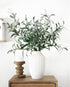 FiveSeasonStuff Lifelike Olive Branches – Premium 30-inch Faux Greenery with Realistic Gray-Green Leaves & Bendable Stems – 6 Stems for Home, Even...