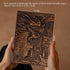 DND Journal 3D Vintage Dragon Embossed Leather Cover Fantasy Personal Planner - 192 Pages A5 Notebook Great Daily Campaign Sketchbook for GM & Pla...