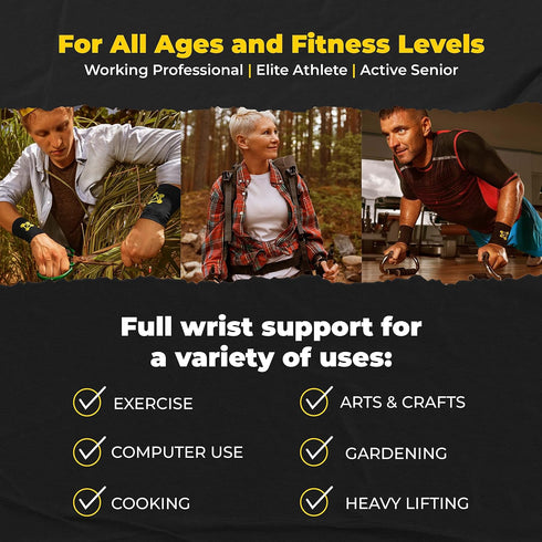 CopperJoint Compression Wrist Sleeve – Copper Hand Brace, Copper Wrist Compression Sleeve, Weight Lifting Wrist Support Brace, Hand Support for So...