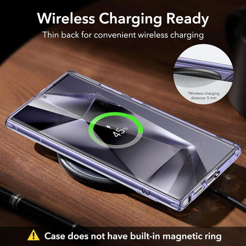ESR for Samsung Galaxy S24 Ultra Case, Kickstand S24 Ultra Cover with 3 Stand Modes, Military-Grade Drop Protection, Shockproof Slim Phone Case wi...