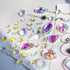 H&D HYALINE & DORA DIY Crystal Suncatcher Assembly Craft Kits for Adults 215pcs Rainbow Prisms Beads Pendant Crystal Window Sun Catchers Hanging O...
