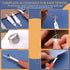 34 PCS Hand Sewing Big Eye Needles, Self Threading Needles for Hand Sewing, 30-Count Assorted Embroidery Needles, Large Eye Embroidery Hand Sewing...