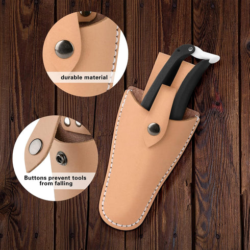 Sheath Pouch Holder Tool Pouch for Pruning Shears Pruner Pruning Shears Hanging for Garden Pruning Pliers Shears Scissors...