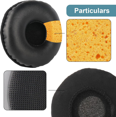 H600 Earpads Repalcement Ear Cushions for H390 H609 H600 H760 Wireless Headphones Ear Pads Protein Leather and Noise Isolation Foam Earmuffs......