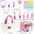 Liberry Doctor Kit for Toddlers 3-5 Years Old, 18-Piece Doctor Bag Pretend Play Toys, Durable Medical Kit with Toy Stethoscope, Pink Doctor Gift f...