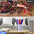 Acrylic Pipe Cleaners Storage & Organizer, Pipe Cleaners Holder with Separation, Fit for Pipe Cleaners Art and Craft Supplies, with Installation T...