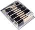 conda 50 Pack 0.5"-2" Different Size Assorted Foam Brush Set Wood Handle Paint Brush Set- Lightweight, Durable, Great for Acrylics, Stains, Varnis...