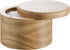 Ayesha Curry Pantryware Parawood Salt Cellar With Lid / Parawood Salt Box With Lid - 4 Inch, Brown...