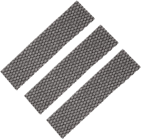 PATIKIL 8.5" x 2" x 0.2" Air Conditioner Foam Filter, 3 Pack Air Filtering Replacement Washable Reusable for Air Conditioning Purifiers, Black...