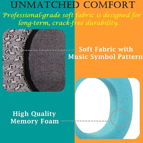 TaiZiChangQin MH670 Upgrade Ear Pads Ear Cushions Memory Foam Replacement Compatible with Cooler Master MH670 MH630 MH650 Headphone Fabric Earpads...