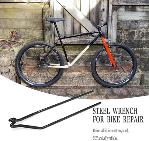 Steel Wrench Removal Tool with Vinyl Coating for bike repair(1 Pcs)...