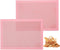 Perforated Baking Mats, 2 PCS Pink Eclair Silicone Mat for Half Sheet, Non-Stick Reusable Oven Liners for Making Bread/Pizza/Pastry/Cookie 11 5/8"...