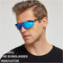 DUCO Mens Sunglasses Polarized Sports Fishing Running Driving Carbon Fiber Sunglasses for Men UV400 Protection DC8277...