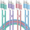 Souina iPhone Charger Cord,4-Pack?3FT/6FT/6FT/10FT? MFi Certified Lightning Cable Fast Charging Cord Nylon Braided iPhone Charging Cable Compatibl...