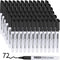 Fine Tip Dry Erase Markers - 72 Pack Black Whiteboard Erasable Markers Bulk for Kids Adults, Ideal for Classroom School Office Home Use on White B...