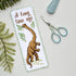 Povitrulya Dinosaur Counted Cross Stitch Kit Brachiosaurus - DIY Bookmark Set for Hand Embroidery...