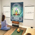 Meditation Vertical Tapestry, Yoga Decor Tapestry Wall Hanging for Bedroom, Lotus Tapestries Poster Beach Blanket College Dorm Home (40W X 60H)...