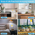 Flying Insect Trap Plug-in, Gnat Killer Traps for House Indoor, Safe Non-Toxic UV Light Fly Catcher, Indoor Plug-in Night Light Fly Trap with 5 St...