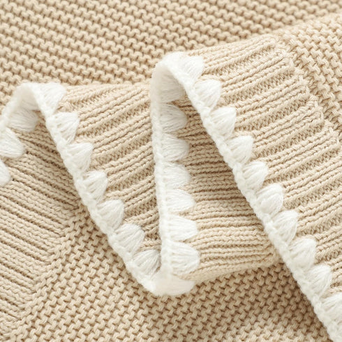 mimixiong Cotton Baby Blanket Gender Neutral Nursery Swaddling Blanket for Shower Gift Registry for Baby Camel 40 x30 Inch...