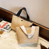 Straw Beach Bag,Women Straw Summer Purse Woven Mini Handbags Straw Tote Bag with Lining Pockets for Daily Use Beach Travel...