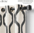 Elrene Home Fashions Renzo Ikat Geometric Room-Darkening Window Curtain, Living Room and Bedroom Drape with Grommets, 52"x95", 1 Panel, Black...