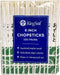 200 Count | KingSeal 8 Inch Natural Poplar Disposable Wood Chopsticks, Paper Sleeve, Waribashi, Bulk Pack - 2 Packs x 100 Pairs...