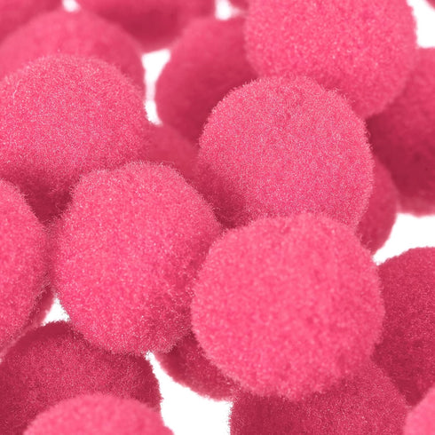 MECCANIXITY Pom Felt Balls Felting Fabric 1.5cm 15mm Red for Home Crafts Project DIY Pack of 200...