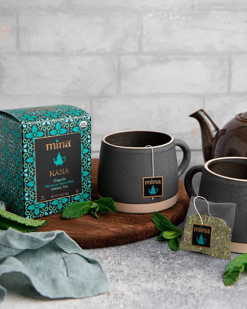 MINA Organic Moroccan Nana Mint Herbal Tea, 15 CT...