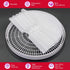 GUCUJI Pack of 5 Premium Non stick Round Silicone Dehydrator Sheets For Fruit Dryer Mesh...