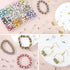 QUEFE 720Pcs Rhinestone Spacer Beads for Jewelry Making, Rondelle Crystal 8mm Bead for Necklaces, Bracelet Pendants (12 Colors)...