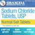 Sodium Chloride Tablets 1 Gm | 300 Count | Normal Salt Tablets | (15.4gr.)...