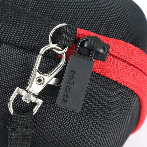 co2CREA Hard Case Replacement for Sony SRS-XB12 Extra Bass Portable Bluetooth Speaker (Black Case + Inside Red)......
