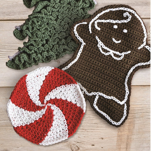 Lily Sugar 'N Cream The Original Solid Yarn, 2.5oz, Medium 4 Gauge, 100% Cotton - Dark Pine - Machine Wash & Dry......