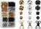 180 Sets Sew-On Snap button - 8mm & 10mm Sewing Snaps,Baby Snaps for Clothing,Shirt,Doll,Diapers,DIY craft...