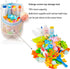 PVC Material Bathtub Toy Holder Prevent Long Spots Bath Toy Storage Bath Toys for Kids Ages 4-8 17“x13”Mesh Bath Toy Holder let Baby Bath Toys Qui...