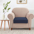 Water Resistant Sofa Cushion Slipcovers, RV Seat Cushion Covers High Stretch Furniture Protector, Washable Covering Coats for Camper (Chair Cushio...