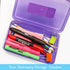 BAZIC Plastic Pencil Case Utility Storage Box, COLOR VARY, Organizer for Pens Pencils, 1-Unit...