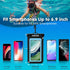 VIFUUR IPX8 Waterproof Phone Pouch Universal Cellphone Dry Bag Case Compatible for iPhone 15 14 13 12 Pro Max XS Plus Samsung Galaxy Phone Protect...