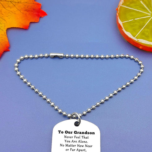 Grandson Gifts from Grandma Car Hanging Ornament Gifts for Grandson from Grandma Car Mirror Hanging Accessories Gift for Grandson to Our Grandson ...