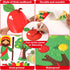 gisgfim Christian Jesus Bulletin Board Decoration Set Religious Apple Borders Cutouts Welcome back to school Decor Sunday School Classroom Door Pa...