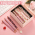 Sherr 7 Pcs Fancy Pens for Women Cute Pens Sparkly Glitter Pens with 10 Pcs Black Ink Refills Pretty Pen Gifts Journaling Pens for Girls Office Sc...